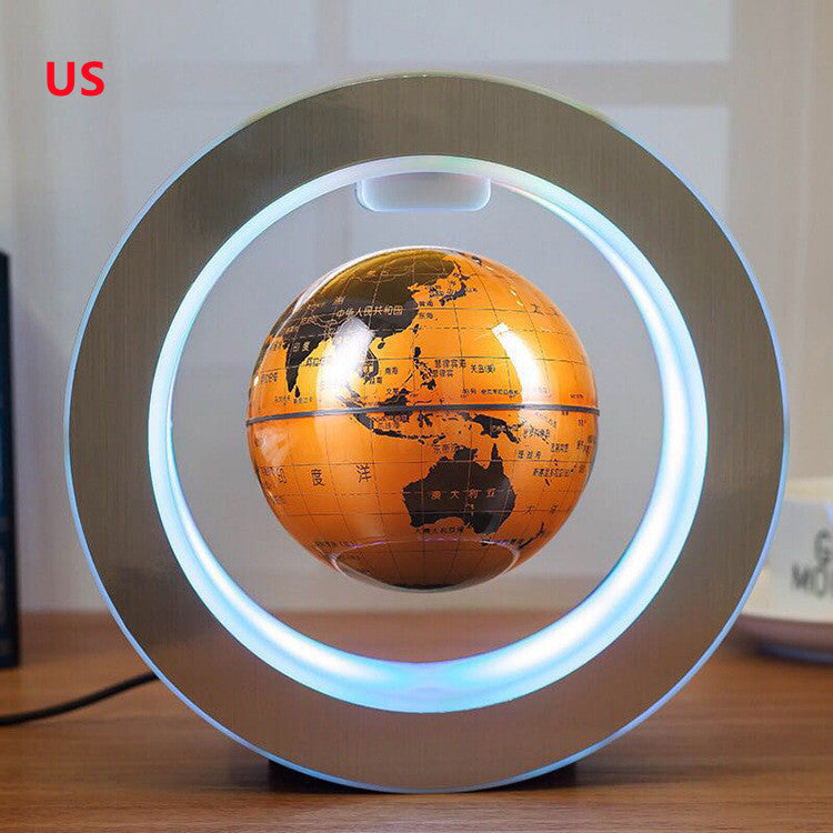 3D World Map Floating Globe Light