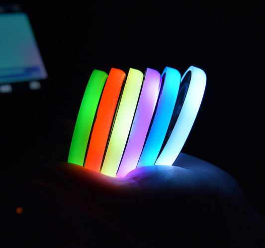Colourful Cup Holder (LED) - Solar & USB Charging