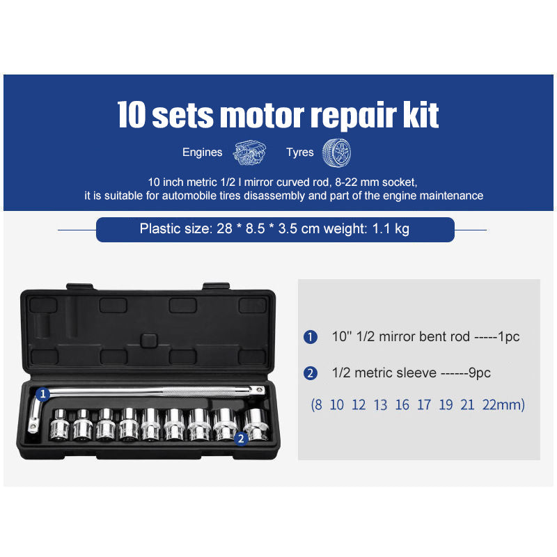 Socket Wrench & Ratchet Repair Tools Set